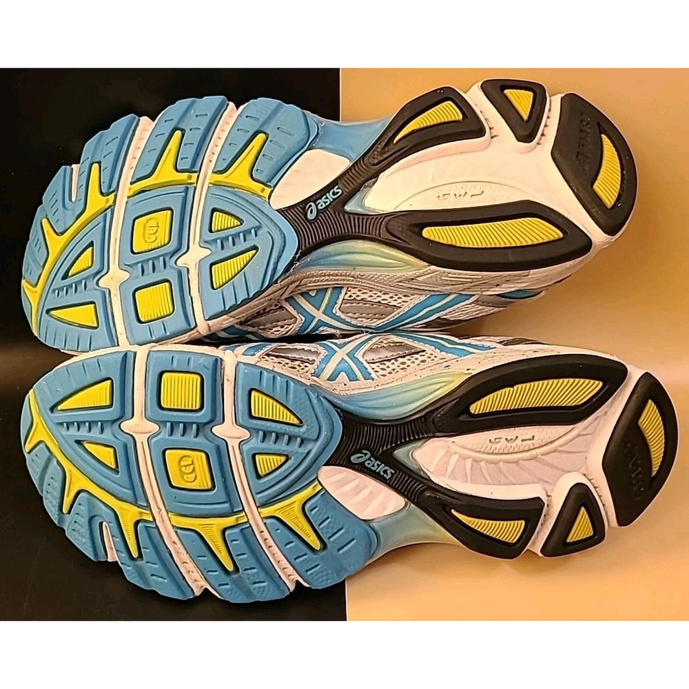 Asics Running Shoes Womens Size 7.5 Gel Duomax Gray Blue T27BQ Sneakers Gym - Picture 10 of 13